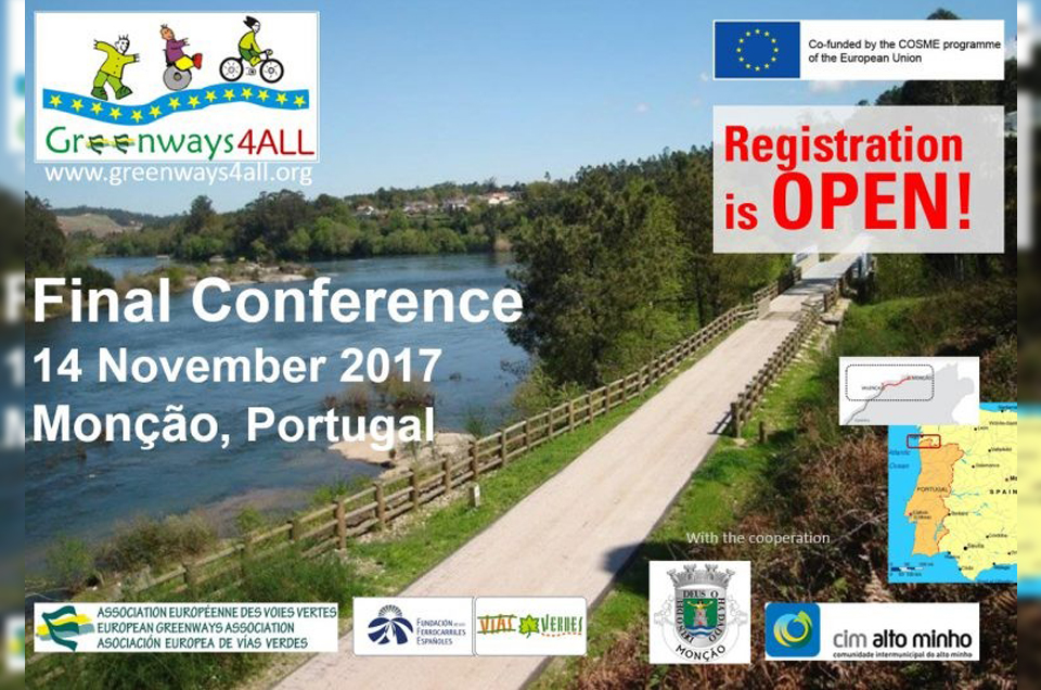 Conferencia final del proyecto europeo Greenways4ALL, 14 Noviembre 2017