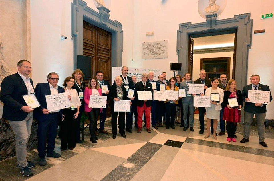 Premio Especial del Jurado para los 30 aos del programa de Vas Verdes de la Fundacin de Ferrocarriles en los European Greenways Award