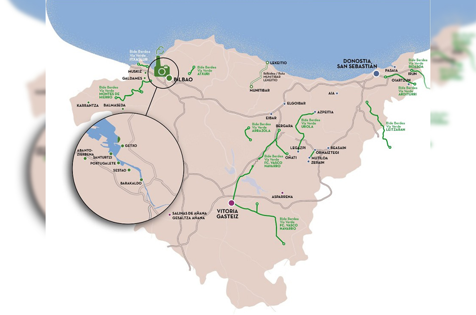 La Red de Vas Verdes de Euskadi incluida en la oferta de turismo industrial Industrialdia